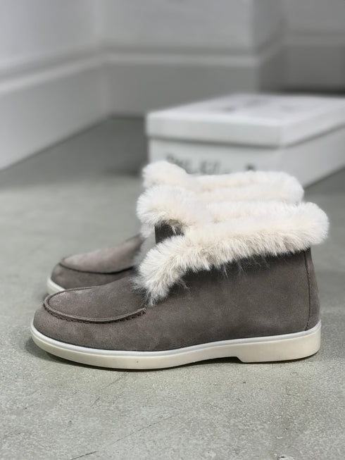 COZY TAŞ GRİ ORJİNAL SÜET BOT